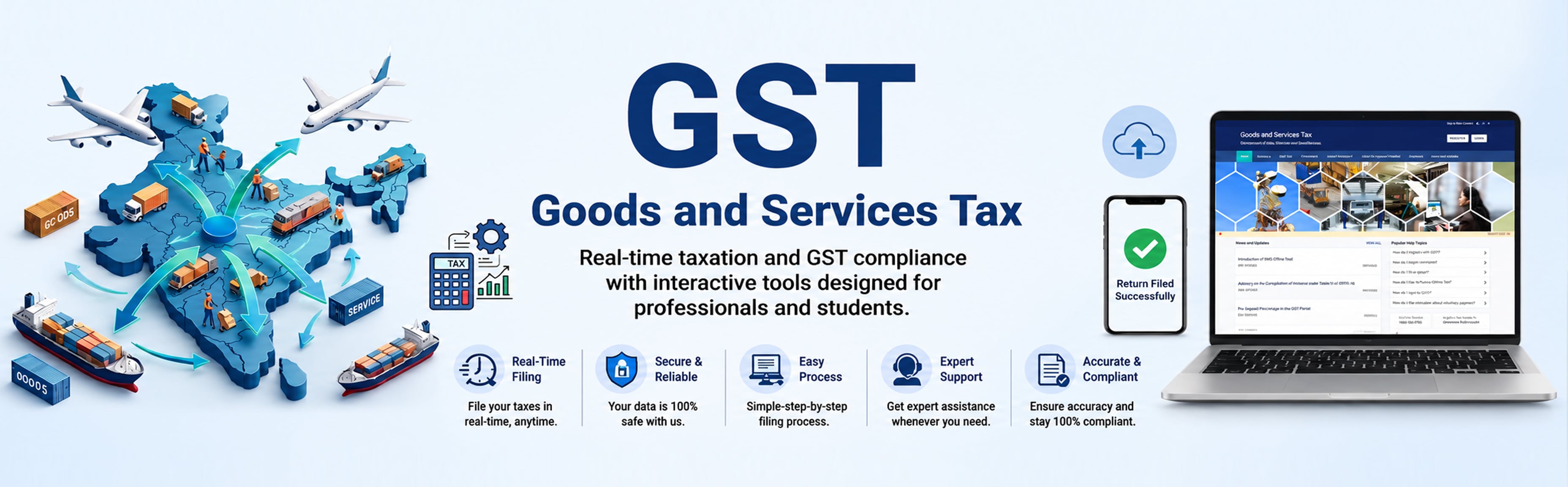 GST Home Banner - Practical GST Simulation